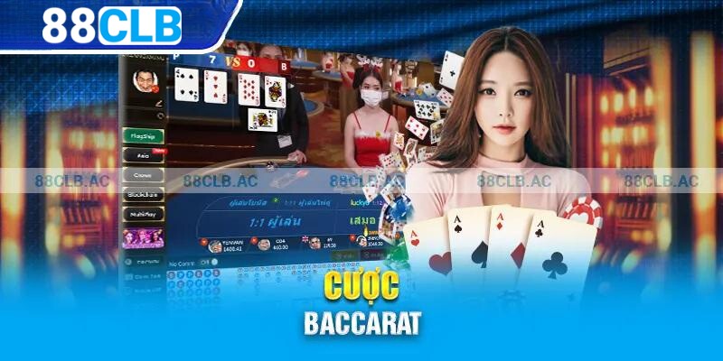 Baccarat trò chơi cực hot tại casino 88clb